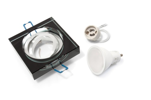 HALOGÉNOVÉ SKLENENÉ SVIETIDLÁ + LED 9W + GU10 SET