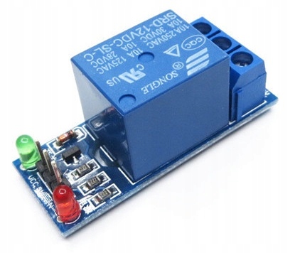 1-kanálový 12V reléový modul Arduino AVR