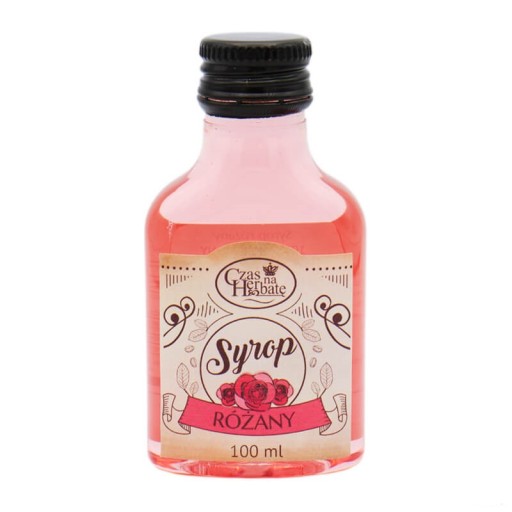 Prírodný RUŽOVÝ sirup do kávy a dezertov 100ml