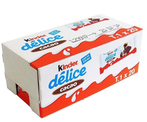 Kinder Delice Ferrero piškótová tyčinka 3 ks 39g plnená čokoládovou sušienkou