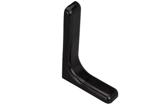 Podpera police s krytom 120 mm ČIERNA