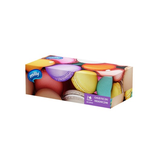 Milly Tissues Box 200 2W MAKARÓN