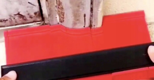 VZOROVÁ ŠABLÓNA, 12 cm, PRE OPAKOVANIE TVARU TERAKOTOVEJ LAZERY