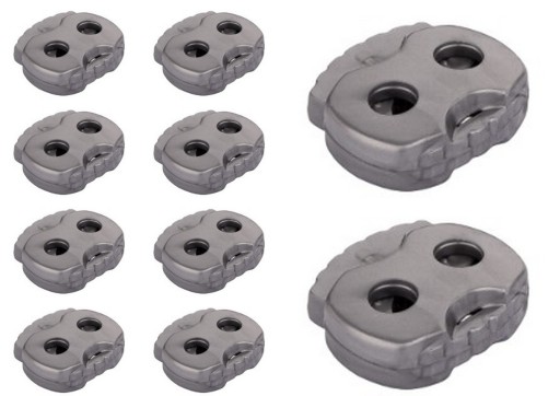 LINE STOPPER KONCOVÁ SPOJKA SILVER 5mm - 10 ks