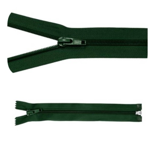 Zips 60cm Tmavozelená 5ks MIKINA S