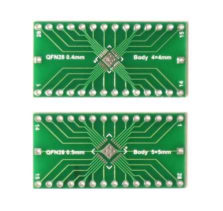 Adaptér QFN28 0,4 mm QFN28 0,5 mm