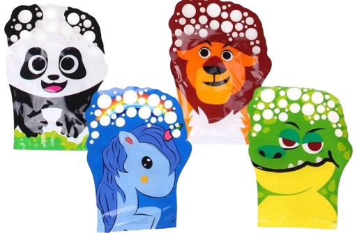 MYDLOVÉ BUBLINY BUBLINOVÉ RUKAVICE RÔZNE VZORY SADA 4 ks