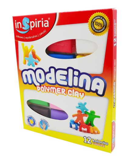Modelovacia hmota Inspiria 12 farieb 9813