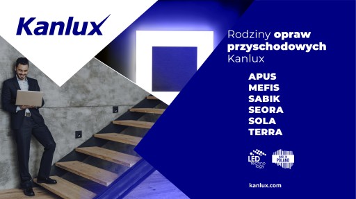 Kanlux ERINUS LED O B-NW schodiskové svietidlo, biele, 12V