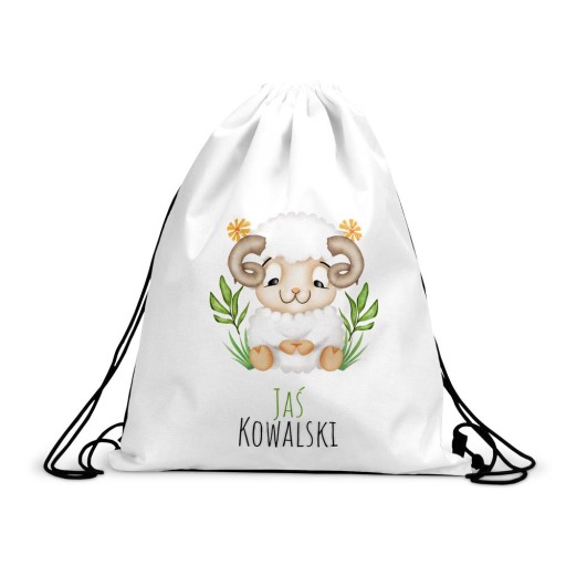 Taška na batoh do škôlky na topánky Meno LAMB