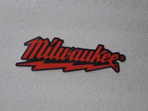 NÁLEPKA S LOGOM MILWAUKEE TOOLS 9,5 x 6,4 cm