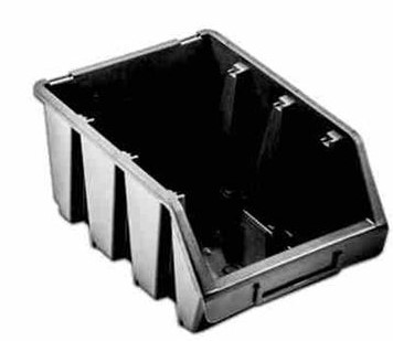 Čierny úložný kontajner ERGOBOX 116x161x75