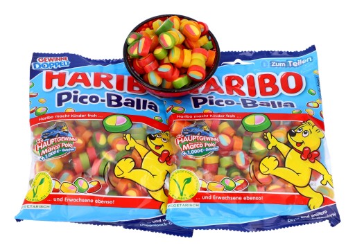HARIBO Pico Balla ovocné želé guľôčky 160g DE