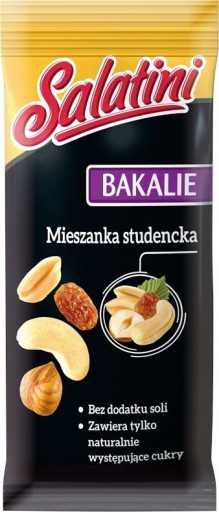 Sušené ovocné salatíny študentská zmes 40 g