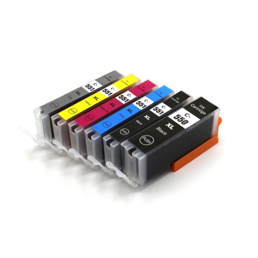 Atrament pre Canon PGI550 XL IP7250 MG5650 MG5550 MG5450 MG6350 MG6450