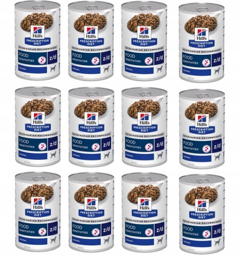 Hill's PD z/d Food Sensitivity Active Biome, mokré krmivo pre psov, 370 g