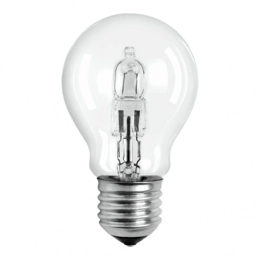 Halogénová žiarovka Halogénová A55 E27 230V 100W = 130W Transparentná eko