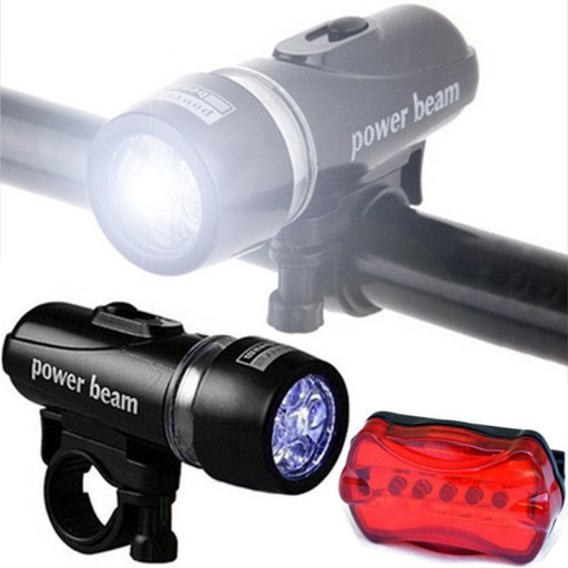 LED BIKE SVETLO PREDNÉ + ZADNÉ OSVETLENIE BICYKLA