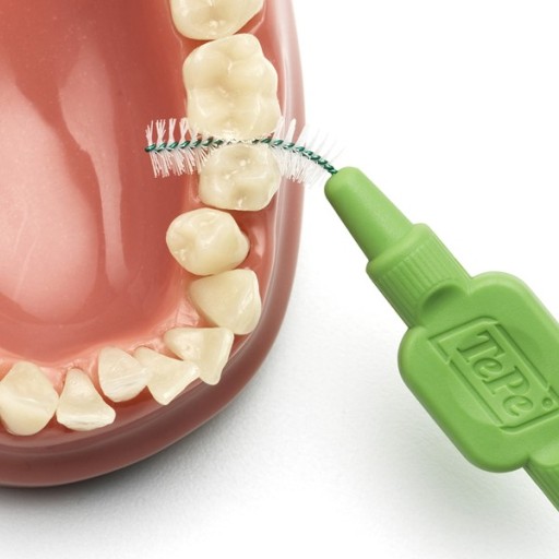 TePe Original čistiace kefky 0,8 mm ZELENÁ veľkosť 5 - 8 ks