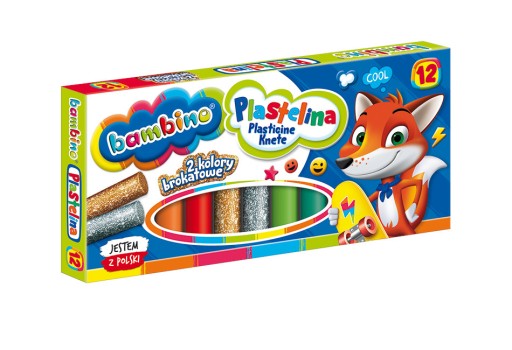 PLASTICINE 12 FAREB BAMBINO ELASTIC S CERTIFIKÁTOM