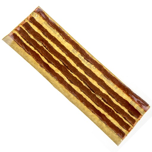 HNEDÉ BUTYLOVÉ ŠNÚRY 6MM NA OPRAVU PNEUMATÍK 20CM LONG STIX 5 KS.