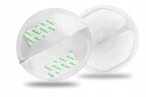 Akuku ULTRA-ABSORBENTNÉ prsné vložky 30 kusov Ultra tenké 1 mm
