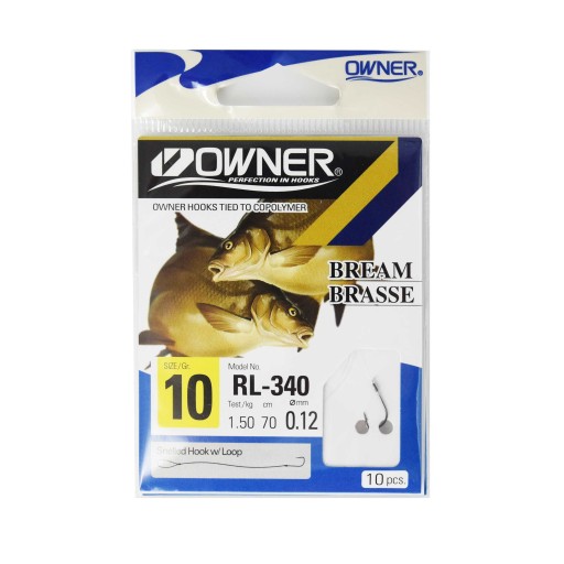 Háčiky Owner RL340/10 s oceľovými náväzcami