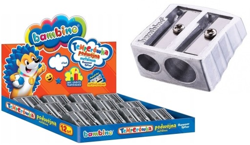 BAMBINO DOUBLE brúska kovová, pevná