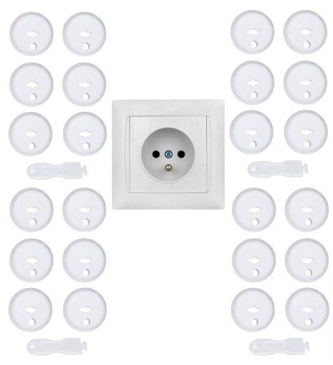 24x ZÁMKA, ZÁSTRČKA, KONTAKTNÁ ZÁSUVKA S PIN + kľúče