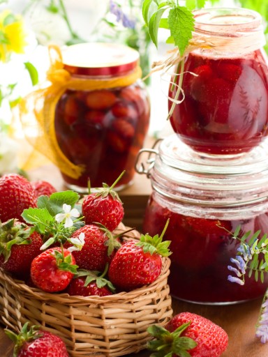 Jahodový gél frużelina dezertné zmrzlinové vafle 500 g
