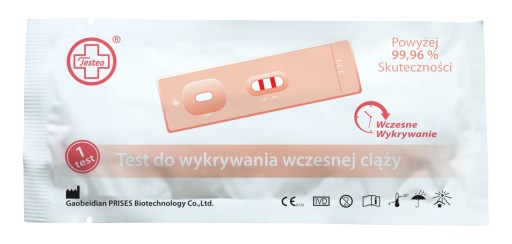 TASNIČKOVÝ TEHOTENSKÝ TEST VČASNÝ TEHOTENSKÝ 2 DENNÝ TESTEO