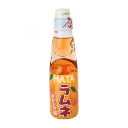 Japonský pomarančový nápoj Ramune ORANGE - 200 ml.