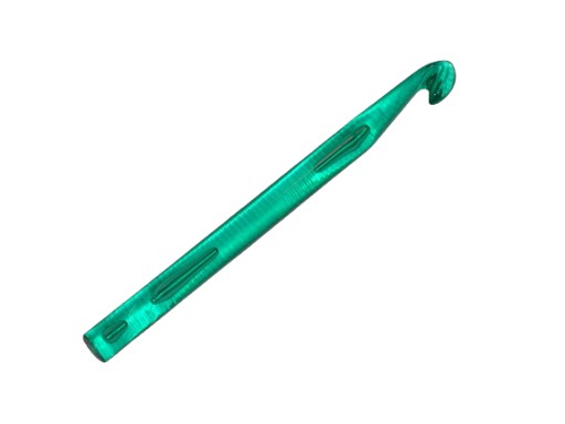 Plastový háčik 12mm, košík, prehoz, deka, 15cm