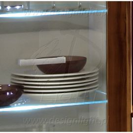 KLIPS LED kovové modré nábytkové osvetlenie