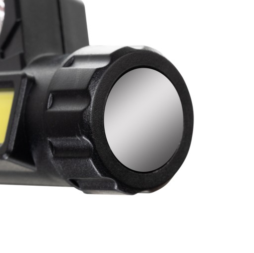 Výkonná COB LED čelovka 4v1 USB čelovka