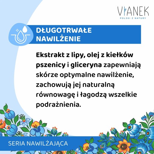 VIANEK Hydratačná čistiaca emulzia na tvár