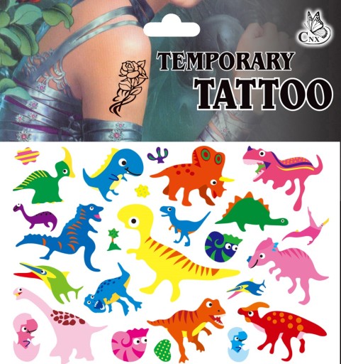 TETOVANIE PRE DETI DINOSAURY DINO BIRTHDAY CG190