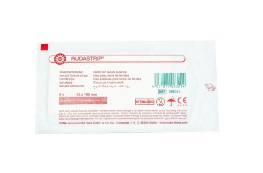 NOBAMED Rudastrip pásik na zapínanie 3 mm x 75 mm 5 ks.