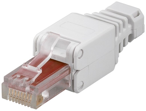 Samosvorná sieťová zástrčka Goobay RJ45 8P8C CAT6