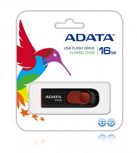 Adata USB C008 16 GB USB 2.0 (AC008-16G-RKD)