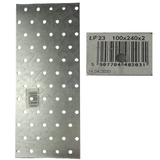 Plochá spojka LP-23 rozmery 100x240mm Skrutka-kov