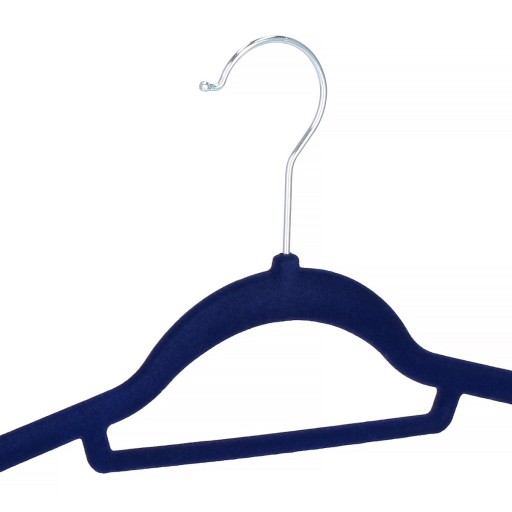 VEŠIAK NA OBLEČENIE NAVY BLUE x3 VELÚROVÉ VEŠIAKY NA OBLEČENIE ŠATNÉ OBLEČENIE