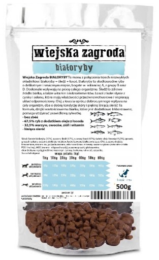 COUNTRY FARM BIELA RYBA HYPOALERGÉNNA 500g RYBA