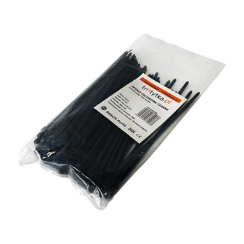 Sťahovacie pásky UV Sťahovacie pásky - 100 ks 3,6 x 150 mm, čierne