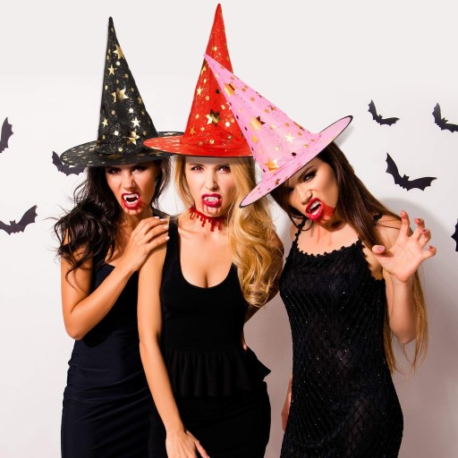 ČARODOČINNÝ KLOBÚK MAGICKÝ HALLOWEENSKÝ PLES