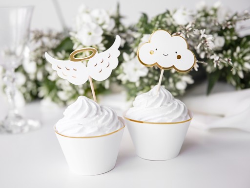 Ozdoby na muffiny 6 ks na IHS IHS First Communion tortu