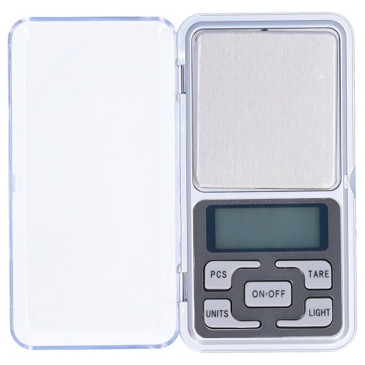 Elektronická presná LCD váha na šperky, vrecková mini, 500/001g