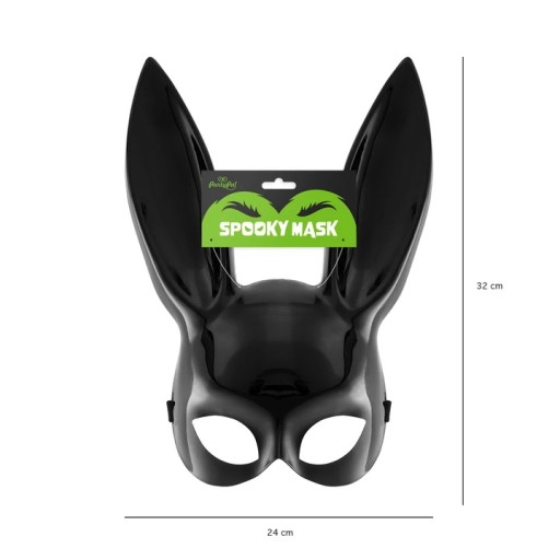 PLAYBOY MASK zajačik čierne zajačie uši