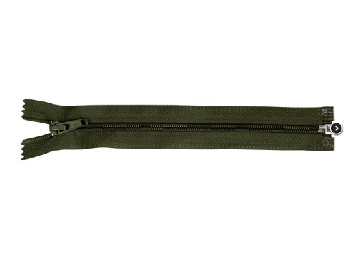 Zips 80 cm špirálový. Olivový #5