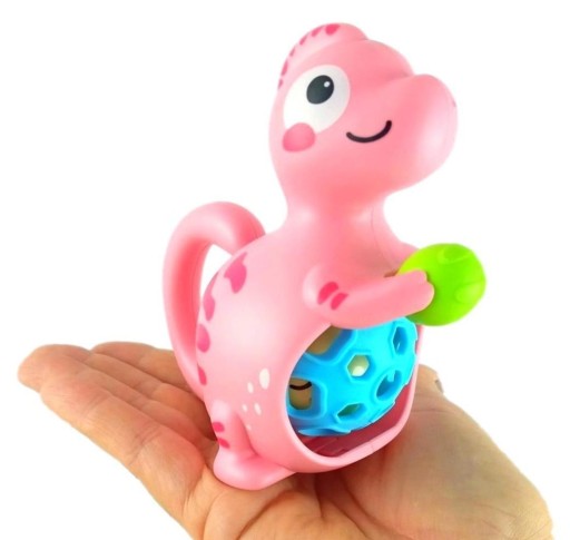 ZMYSELNÉ HRKÁVANIE S GUĽOU DINOSAUR 11CM FAREBNÉ